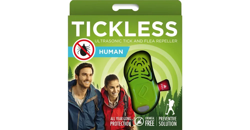 Exkluzív ajánlat Tickless Human - ultrahangos kullancs- és bolhariasztó embereknek zöld